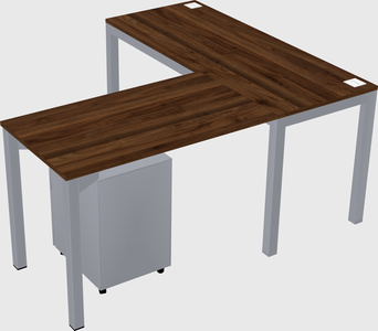 L-shaped desk