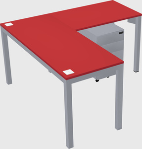 L-shaped desk