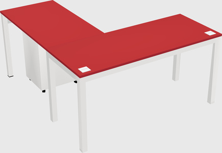 L-shaped desk