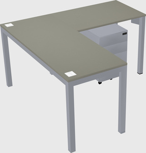 L-shaped desk