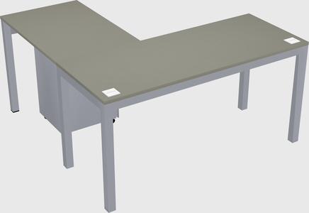 L-shaped desk