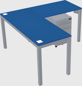 L-shaped desk