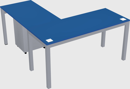 L-shaped desk