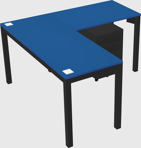 L-shaped desk