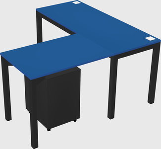 L-shaped desk