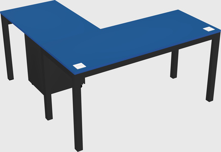 L-shaped desk