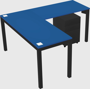 L-shaped desk