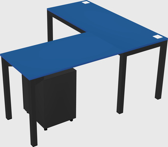 L-shaped desk