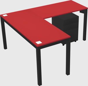 L-shaped desk