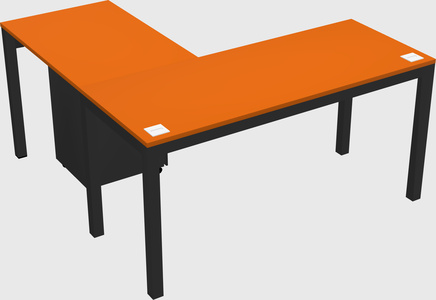 L-shaped desk
