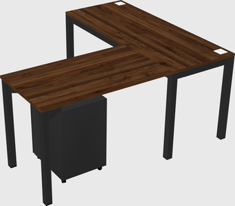 L-shaped desk