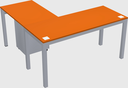 L-shaped desk