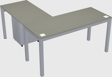 L-shaped desk