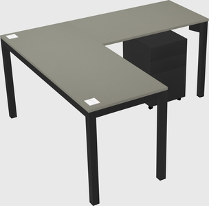 L-shaped desk