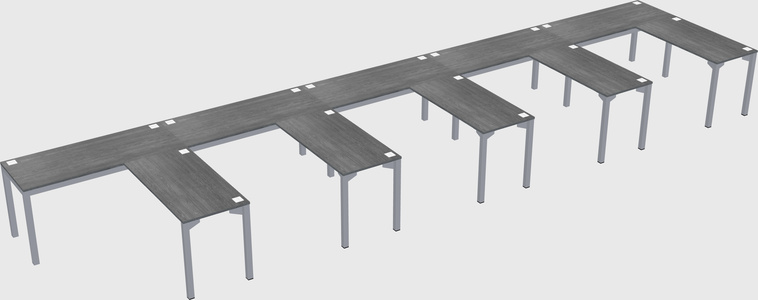 L-shaped desk
