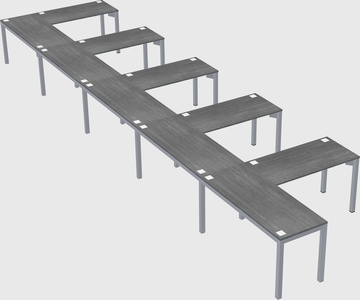 L-shaped desk