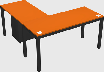 L-shaped desk