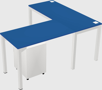 L-shaped desk