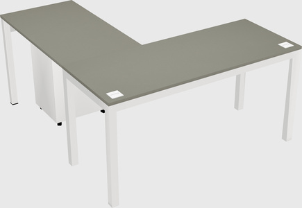 L-shaped desk