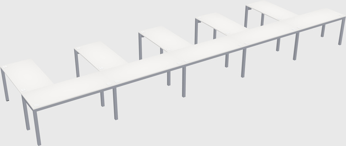 L-shaped desk