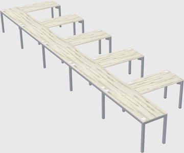 L-shaped desk