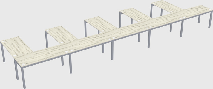 L-shaped desk