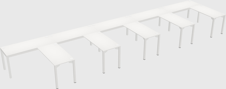 L-shaped desk