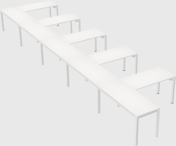 L-shaped desk