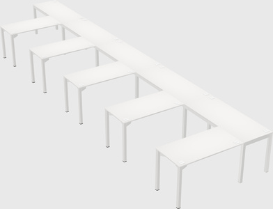 L-shaped desk