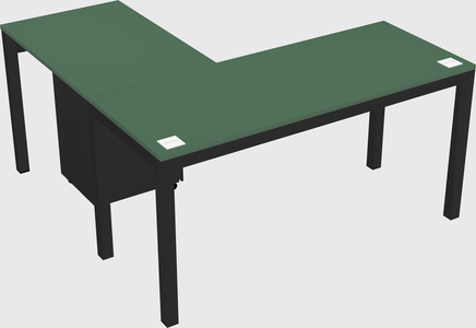 L-shaped desk