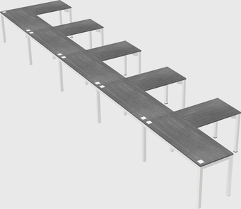 L-shaped desk