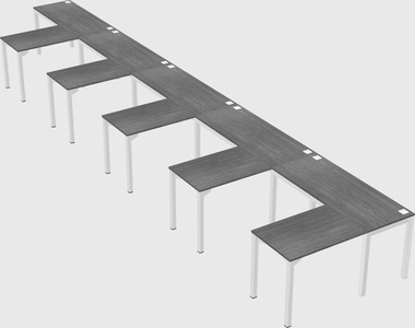 L-shaped desk