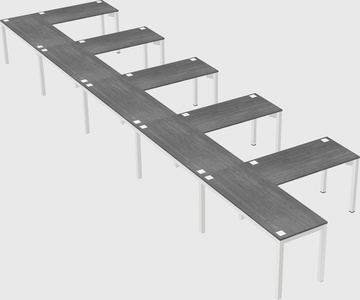 L-shaped desk