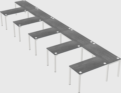 L-shaped desk