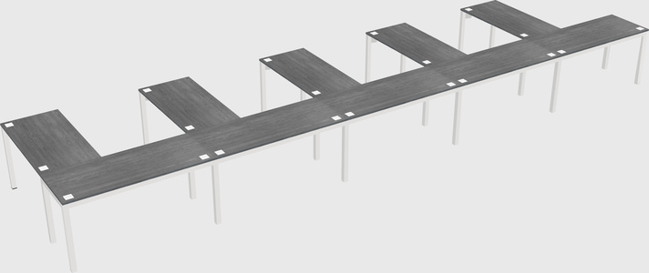 L-shaped desk