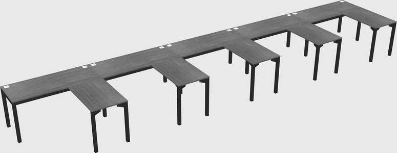 L-shaped desk
