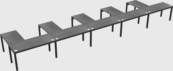L-shaped desk