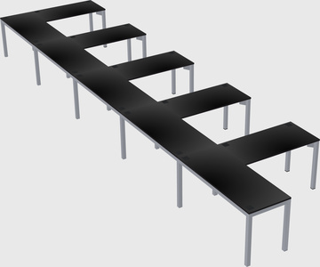 L-shaped desk