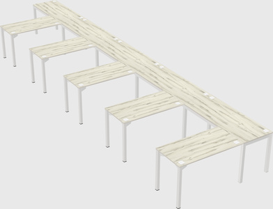 L-shaped desk