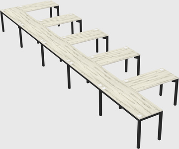 L-shaped desk