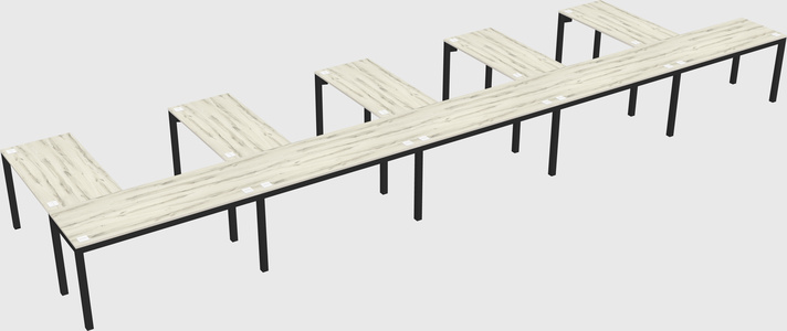 L-shaped desk