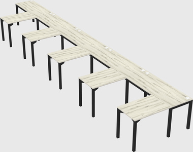 L-shaped desk