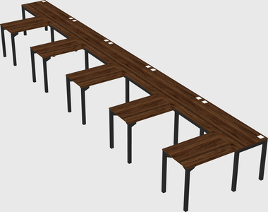 L-shaped desk