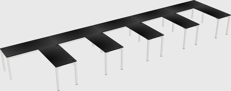 L-shaped desk