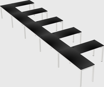 L-shaped desk