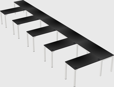 L-shaped desk
