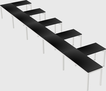 L-shaped desk