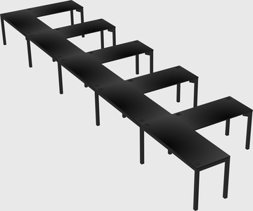 L-shaped desk