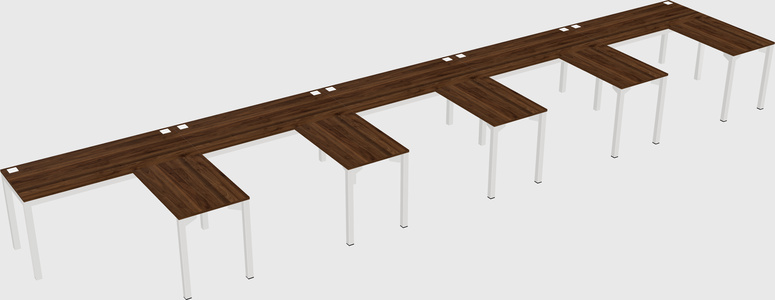 L-shaped desk
