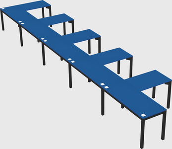 L-shaped desk